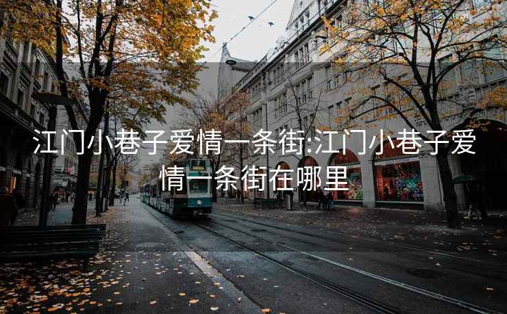 江門小巷子愛情一條街:江門小巷子愛情一條街在哪里