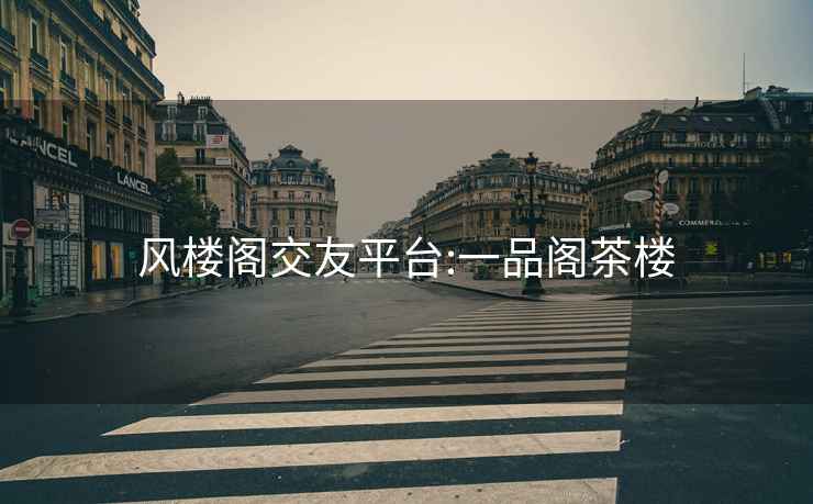 風(fēng)樓閣交友平臺(tái):一品閣茶樓