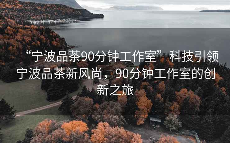 “寧波品茶90分鐘工作室”科技引領(lǐng)寧波品茶新風(fēng)尚，90分鐘工作室的創(chuàng)新之旅