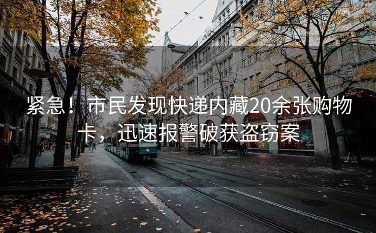 緊急！市民發(fā)現(xiàn)快遞內(nèi)藏20余張購物卡，迅速報(bào)警破獲盜竊案