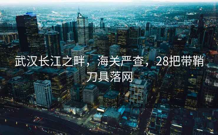 武漢長(zhǎng)江之畔，海關(guān)嚴(yán)查，28把帶鞘刀具落網(wǎng)
