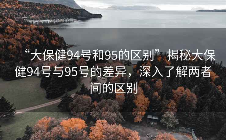 “大保健94號和95的區(qū)別”揭秘大保健94號與95號的差異，深入了解兩者間的區(qū)別
