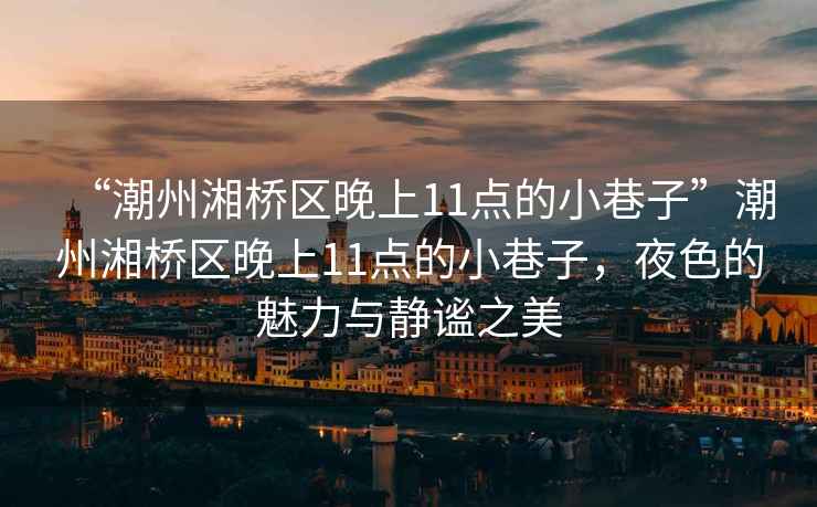 “潮州湘橋區(qū)晚上11點的小巷子”潮州湘橋區(qū)晚上11點的小巷子，夜色的魅力與靜謐之美