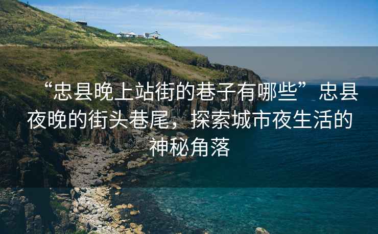 “忠縣晚上站街的巷子有哪些”忠縣夜晚的街頭巷尾，探索城市夜生活的神秘角落