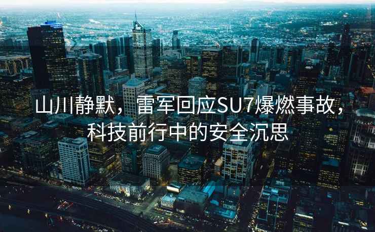 山川靜默，雷軍回應SU7爆燃事故，科技前行中的安全沉思