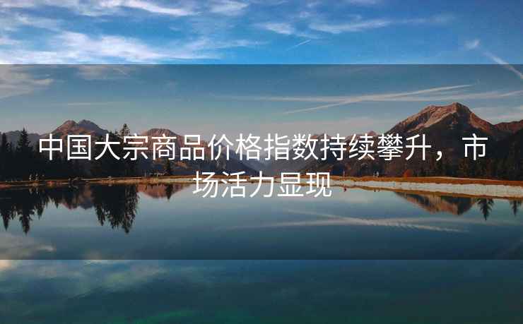 中國大宗商品價格指數(shù)持續(xù)攀升，市場活力顯現(xiàn)