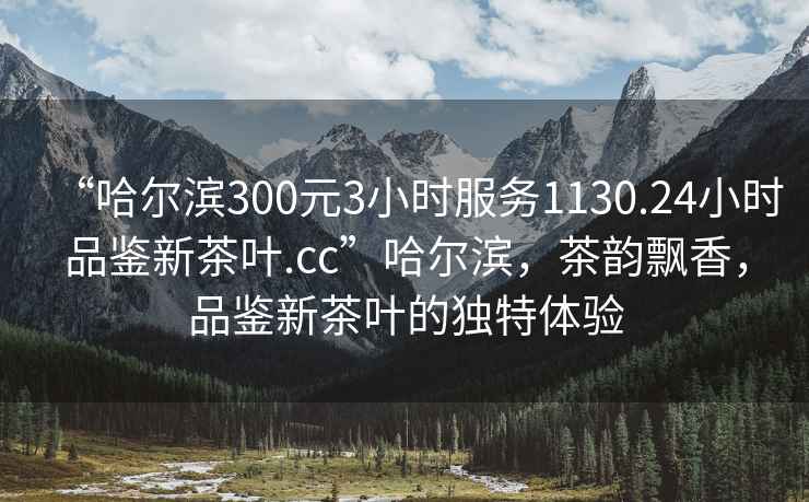 “哈爾濱300元3小時(shí)服務(wù)1130.24小時(shí)品鑒新茶葉.cc”哈爾濱，茶韻飄香，品鑒新茶葉的獨(dú)特體驗(yàn)