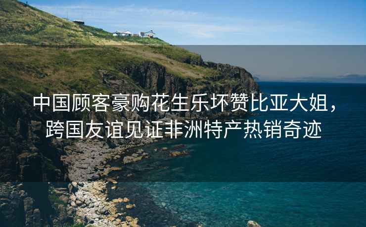 中國(guó)顧客豪購(gòu)花生樂(lè)壞贊比亞大姐，跨國(guó)友誼見(jiàn)證非洲特產(chǎn)熱銷奇跡