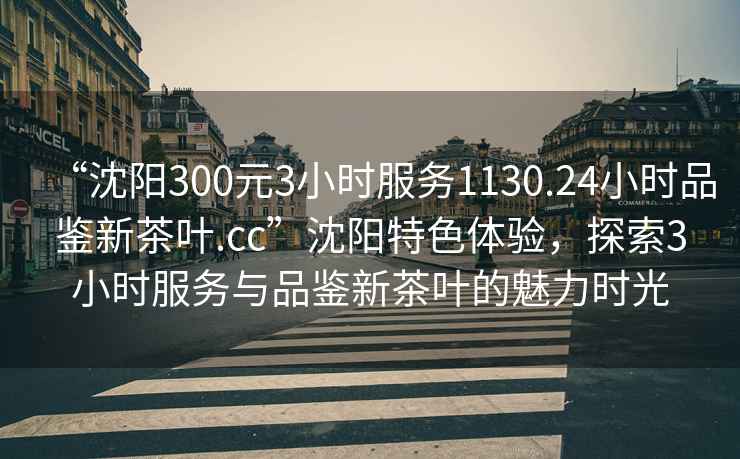 “沈陽300元3小時服務1130.24小時品鑒新茶葉.cc”沈陽特色體驗，探索3小時服務與品鑒新茶葉的魅力時光