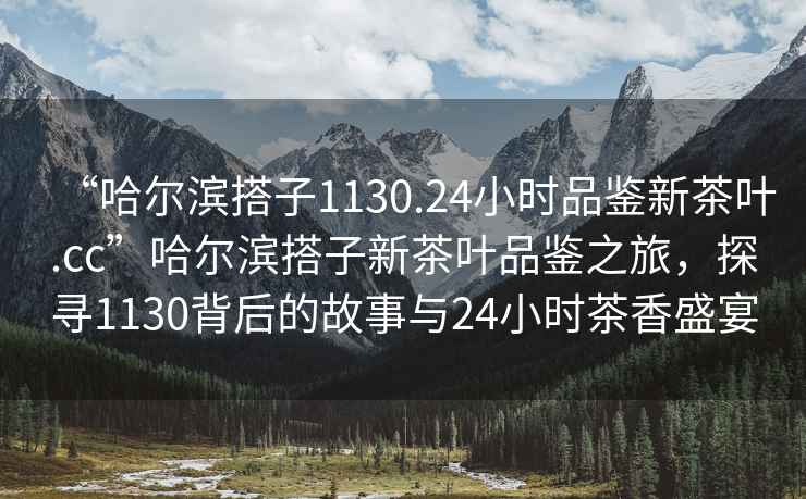 “哈爾濱搭子1130.24小時(shí)品鑒新茶葉.cc”哈爾濱搭子新茶葉品鑒之旅，探尋1130背后的故事與24小時(shí)茶香盛宴