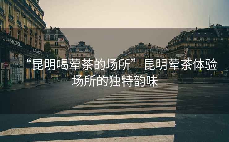 “昆明喝葷茶的場(chǎng)所”昆明葷茶體驗(yàn)場(chǎng)所的獨(dú)特韻味