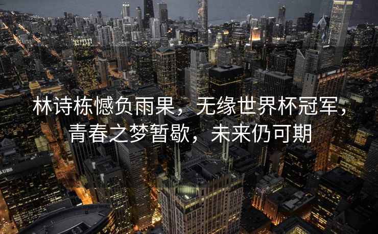 林詩棟憾負(fù)雨果，無緣世界杯冠軍，青春之夢暫歇，未來仍可期
