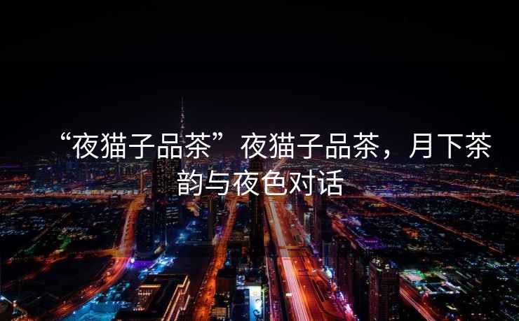 “夜貓子品茶”夜貓子品茶，月下茶韻與夜色對話
