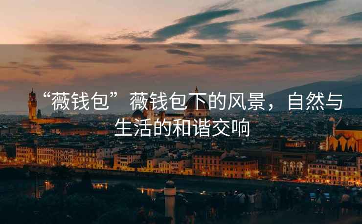 “薇錢包”薇錢包下的風景，自然與生活的和諧交響