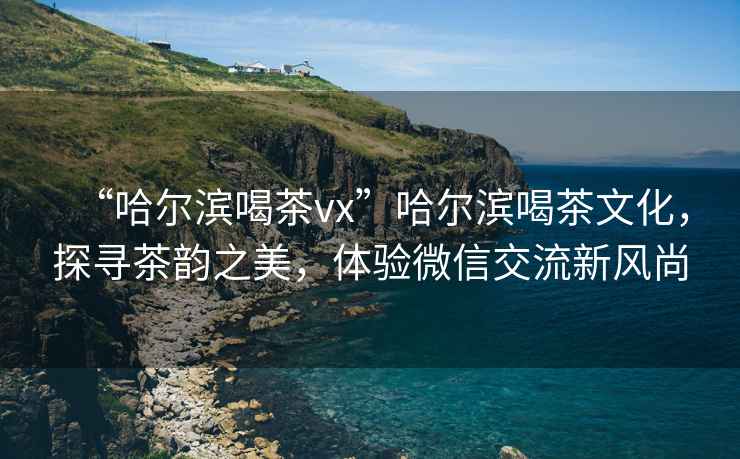 “哈爾濱喝茶vx”哈爾濱喝茶文化，探尋茶韻之美，體驗微信交流新風尚