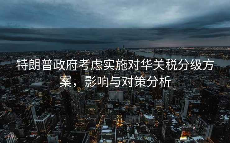 特朗普政府考慮實施對華關(guān)稅分級方案，影響與對策分析