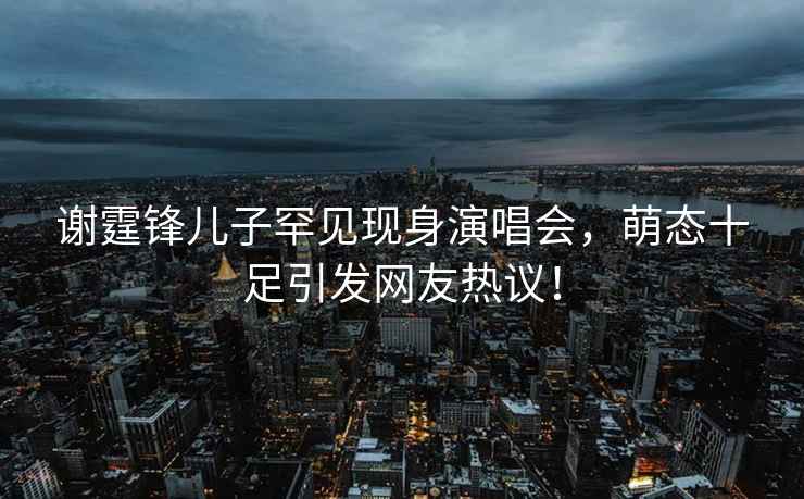 謝霆鋒兒子罕見現(xiàn)身演唱會，萌態(tài)十足引發(fā)網(wǎng)友熱議！