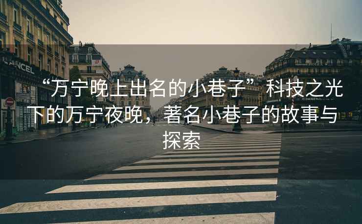 “萬(wàn)寧晚上出名的小巷子”科技之光下的萬(wàn)寧夜晚，著名小巷子的故事與探索