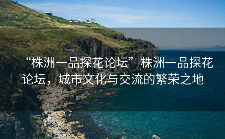 “株洲一品探花論壇”株洲一品探花論壇，城市文化與交流的繁榮之地