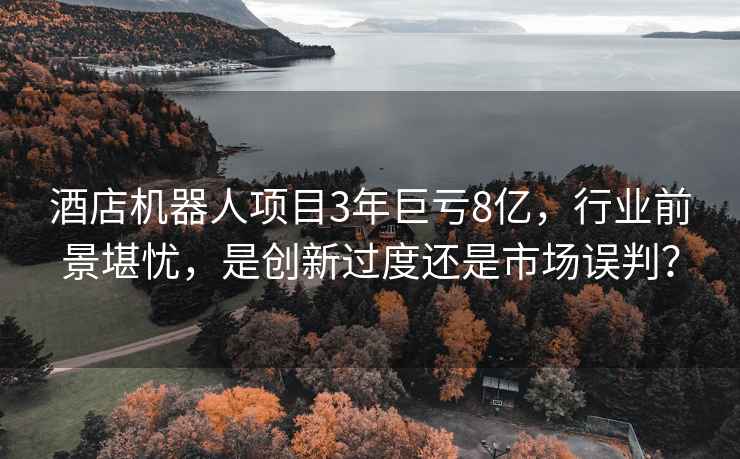 酒店機器人項目3年巨虧8億，行業(yè)前景堪憂，是創(chuàng)新過度還是市場誤判？