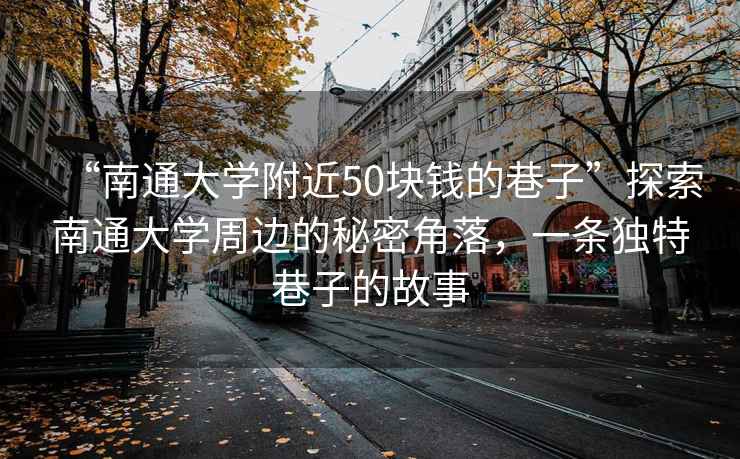 “南通大學(xué)附近50塊錢的巷子”探索南通大學(xué)周邊的秘密角落，一條獨(dú)特巷子的故事
