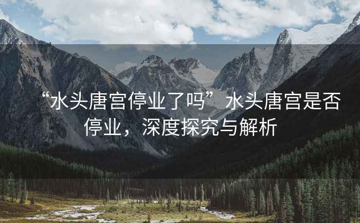 “水頭唐宮停業(yè)了嗎”水頭唐宮是否停業(yè)，深度探究與解析