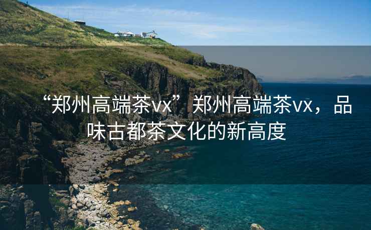 “鄭州高端茶vx”鄭州高端茶vx，品味古都茶文化的新高度