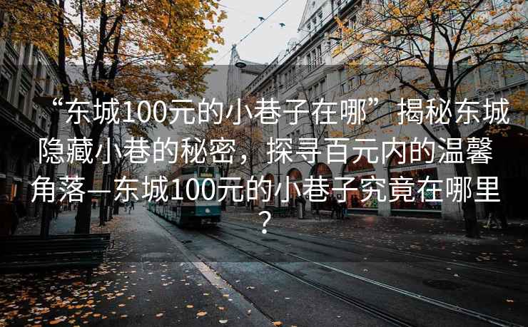 “東城100元的小巷子在哪”揭秘東城隱藏小巷的秘密，探尋百元內(nèi)的溫馨角落—東城100元的小巷子究竟在哪里？
