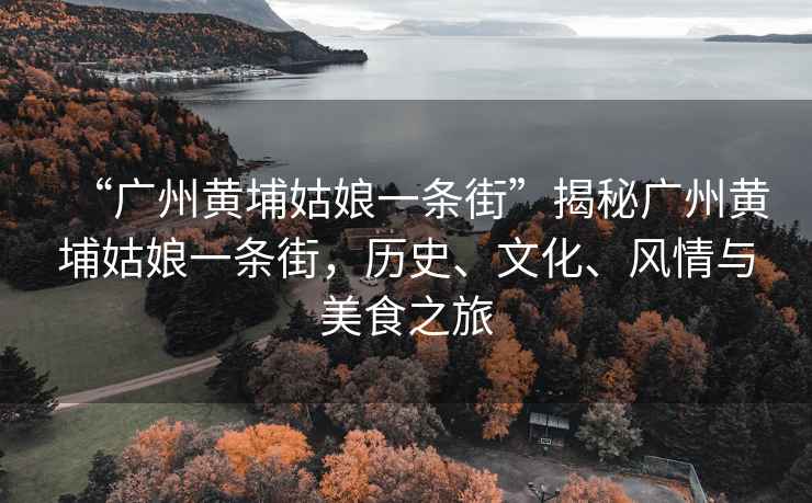 “廣州黃埔姑娘一條街”揭秘廣州黃埔姑娘一條街，歷史、文化、風(fēng)情與美食之旅