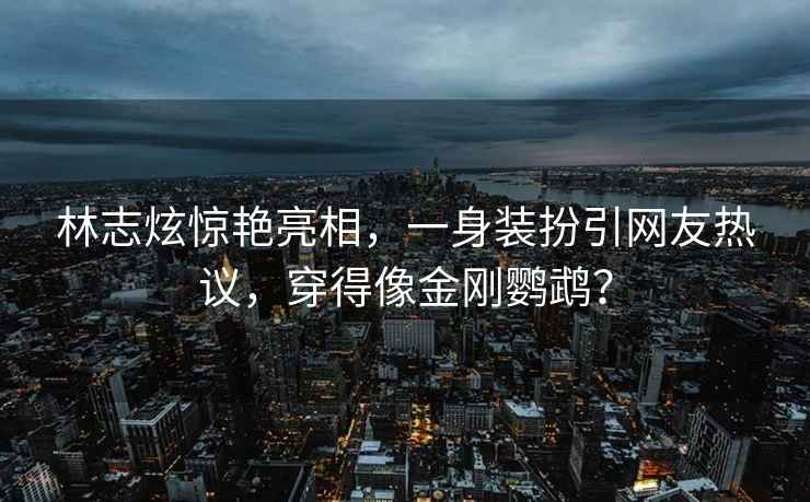 林志炫驚艷亮相，一身裝扮引網(wǎng)友熱議，穿得像金剛鸚鵡？