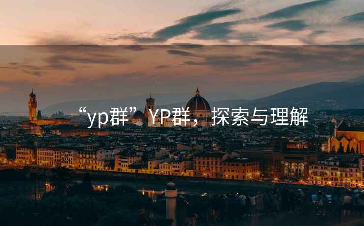 “yp群”YP群，探索與理解