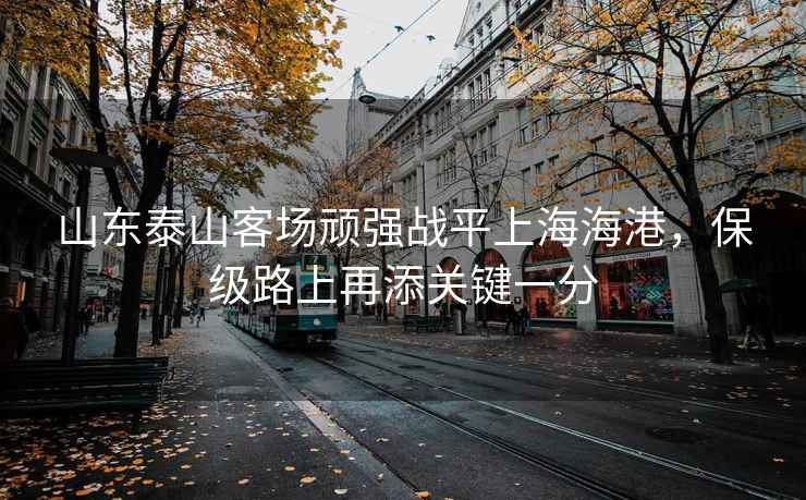 山東泰山客場(chǎng)頑強(qiáng)戰(zhàn)平上海海港，保級(jí)路上再添關(guān)鍵一分