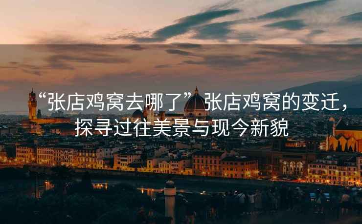 “張店雞窩去哪了”張店雞窩的變遷，探尋過(guò)往美景與現(xiàn)今新貌