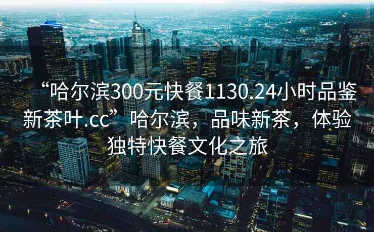 “哈爾濱300元快餐1130.24小時品鑒新茶葉.cc”哈爾濱，品味新茶，體驗獨特快餐文化之旅