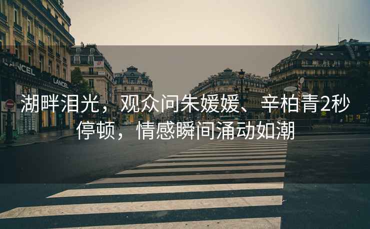 湖畔淚光，觀眾問朱媛媛、辛柏青2秒停頓，情感瞬間涌動(dòng)如潮