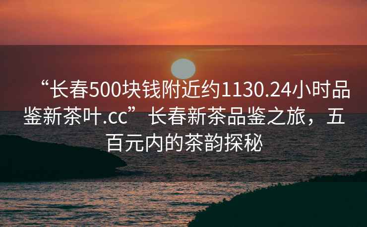 “長春500塊錢附近約1130.24小時品鑒新茶葉.cc”長春新茶品鑒之旅，五百元內(nèi)的茶韻探秘