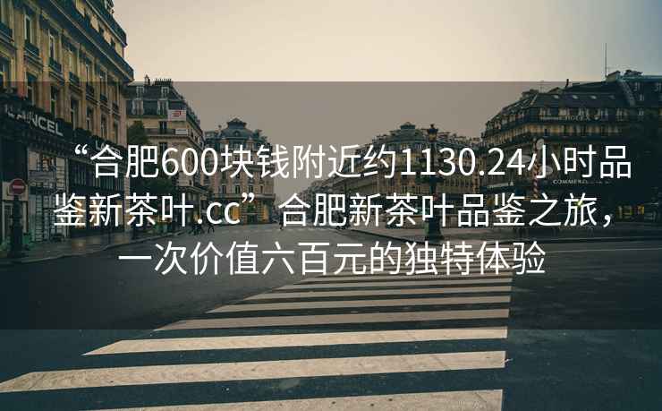 “合肥600塊錢附近約1130.24小時(shí)品鑒新茶葉.cc”合肥新茶葉品鑒之旅，一次價(jià)值六百元的獨(dú)特體驗(yàn)