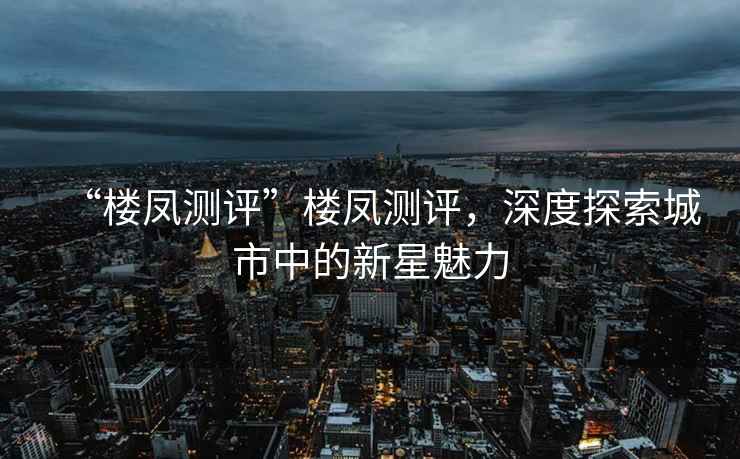 “樓鳳測評”樓鳳測評，深度探索城市中的新星魅力