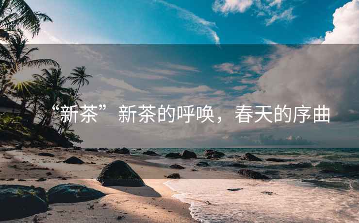 “新茶”新茶的呼喚，春天的序曲