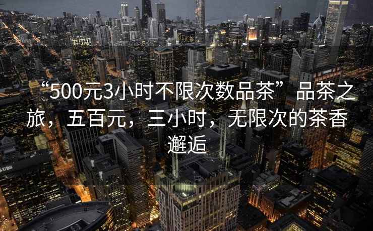 “500元3小時(shí)不限次數(shù)品茶”品茶之旅，五百元，三小時(shí)，無限次的茶香邂逅