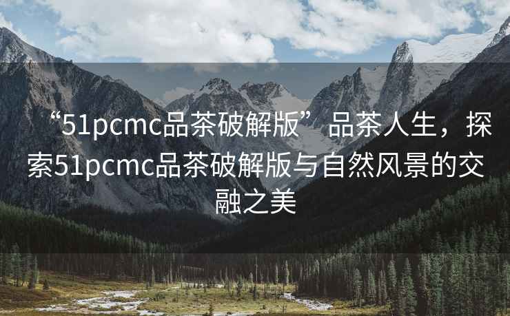 “51pcmc品茶破解版”品茶人生，探索51pcmc品茶破解版與自然風景的交融之美