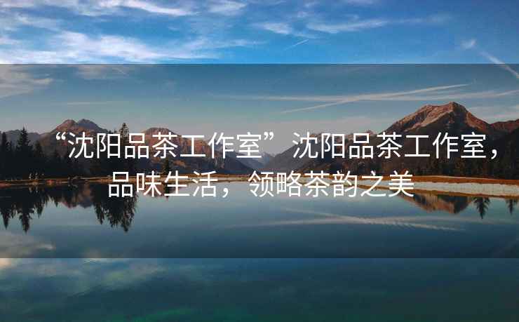 “沈陽品茶工作室”沈陽品茶工作室，品味生活，領(lǐng)略茶韻之美