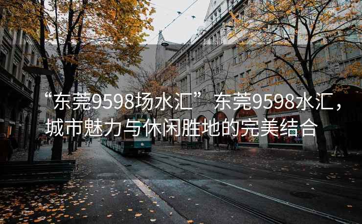 “東莞9598場水匯”東莞9598水匯，城市魅力與休閑勝地的完美結(jié)合