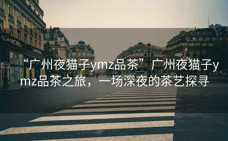 “廣州夜貓子ymz品茶”廣州夜貓子ymz品茶之旅，一場深夜的茶藝探尋