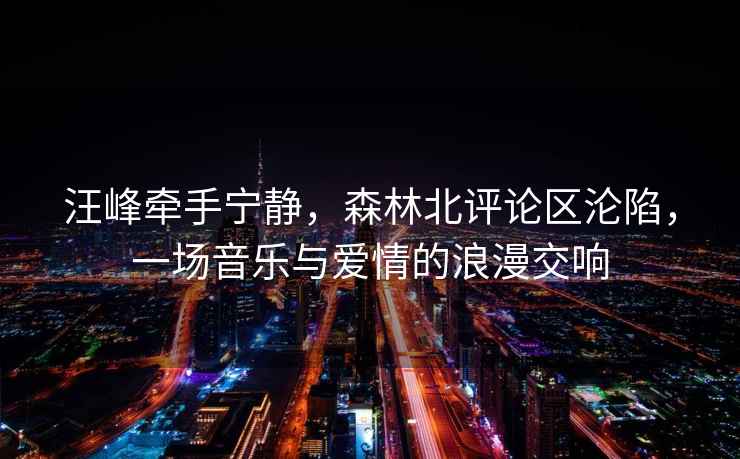 汪峰牽手寧?kù)o，森林北評(píng)論區(qū)淪陷，一場(chǎng)音樂(lè)與愛(ài)情的浪漫交響