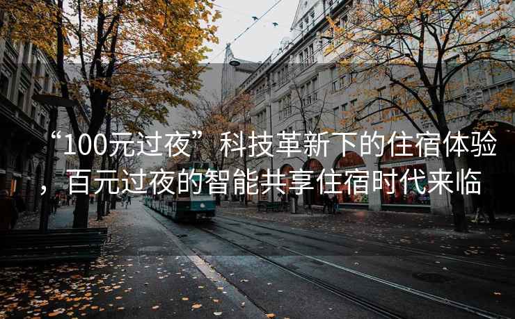 “100元過(guò)夜”科技革新下的住宿體驗(yàn)，百元過(guò)夜的智能共享住宿時(shí)代來(lái)臨