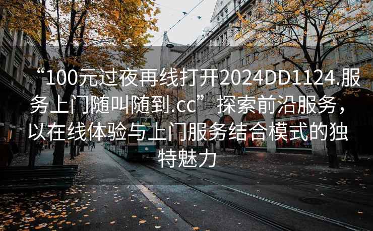 “100元過夜再線打開2024DD1124.服務(wù)上門隨叫隨到.cc”探索前沿服務(wù)，以在線體驗(yàn)與上門服務(wù)結(jié)合模式的獨(dú)特魅力