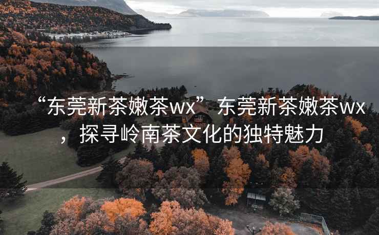 “東莞新茶嫩茶wx”東莞新茶嫩茶wx，探尋嶺南茶文化的獨(dú)特魅力