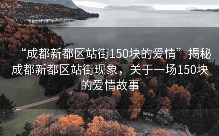 “成都新都區(qū)站街150塊的愛情”揭秘成都新都區(qū)站街現(xiàn)象，關(guān)于一場150塊的愛情故事