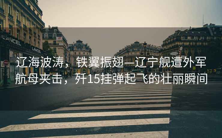 遼海波濤，鐵翼振翅—遼寧艦遭外軍航母夾擊，殲15掛彈起飛的壯麗瞬間